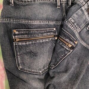 Flamingo Charcoal Gray Distressed Pants XXL